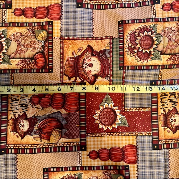 Fall Table Runner with Center Mat - Picture 3 of 9